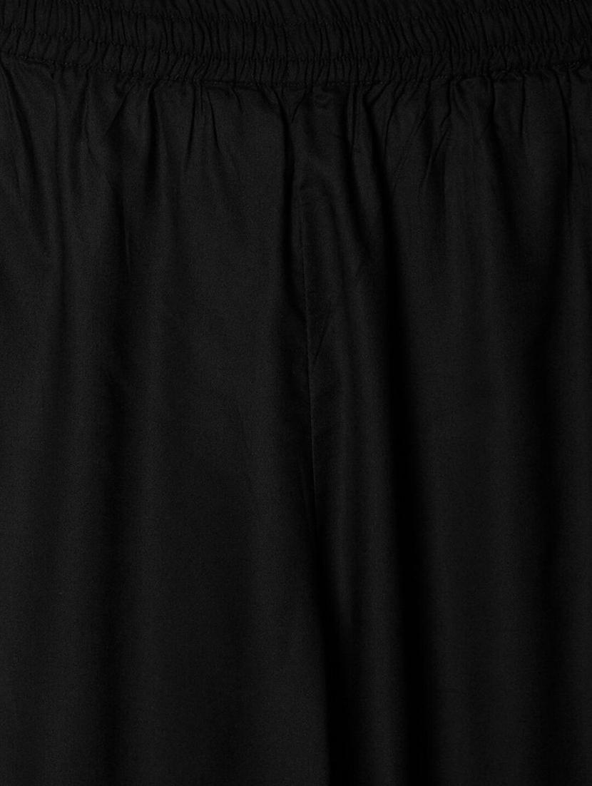 women solid mid rise straight palazzo - 21966996 - Standard Image - 3