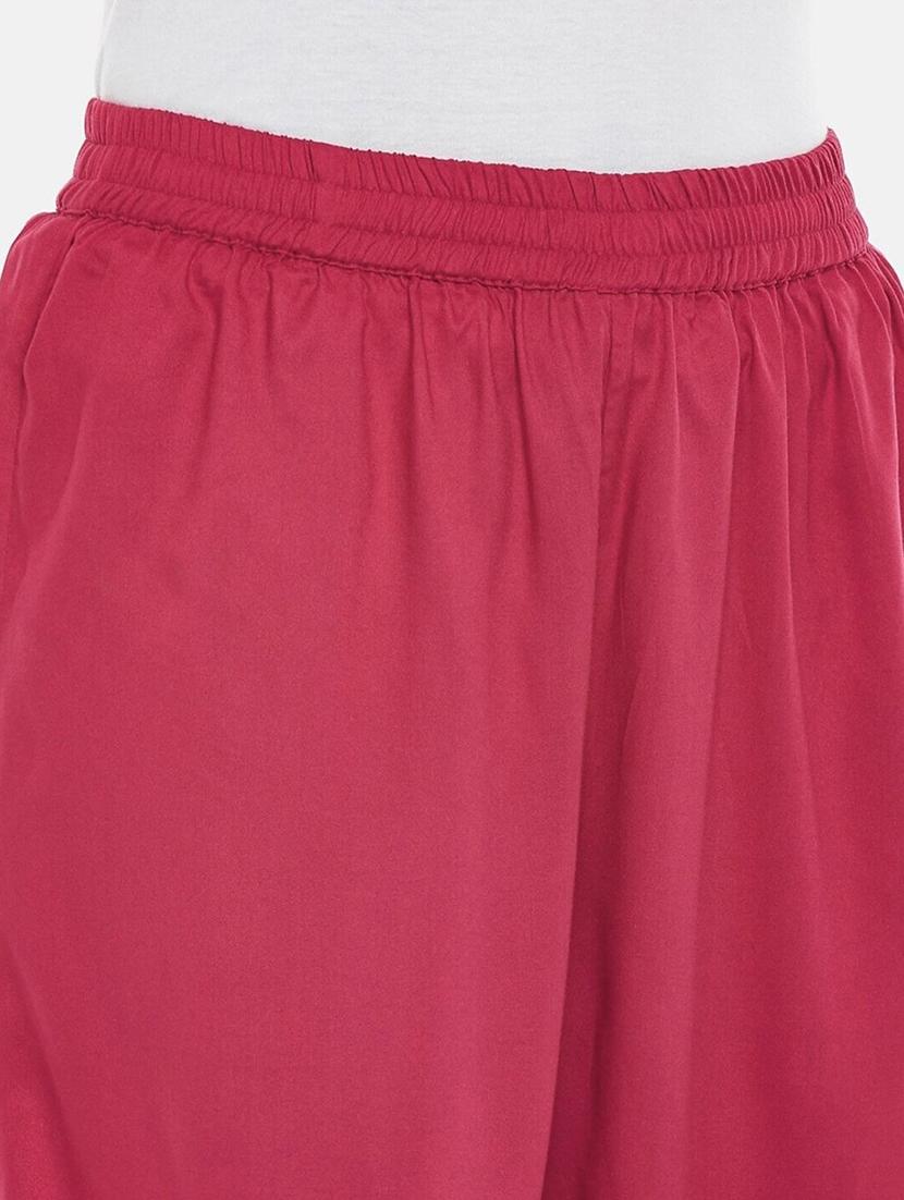 women solid high rise straight palazzo - 21967003 - Standard Image - 3