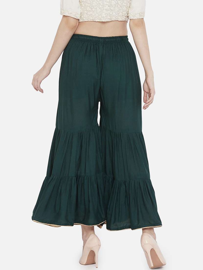 tiered sharara green - 21967020 -  Standard Image - 3