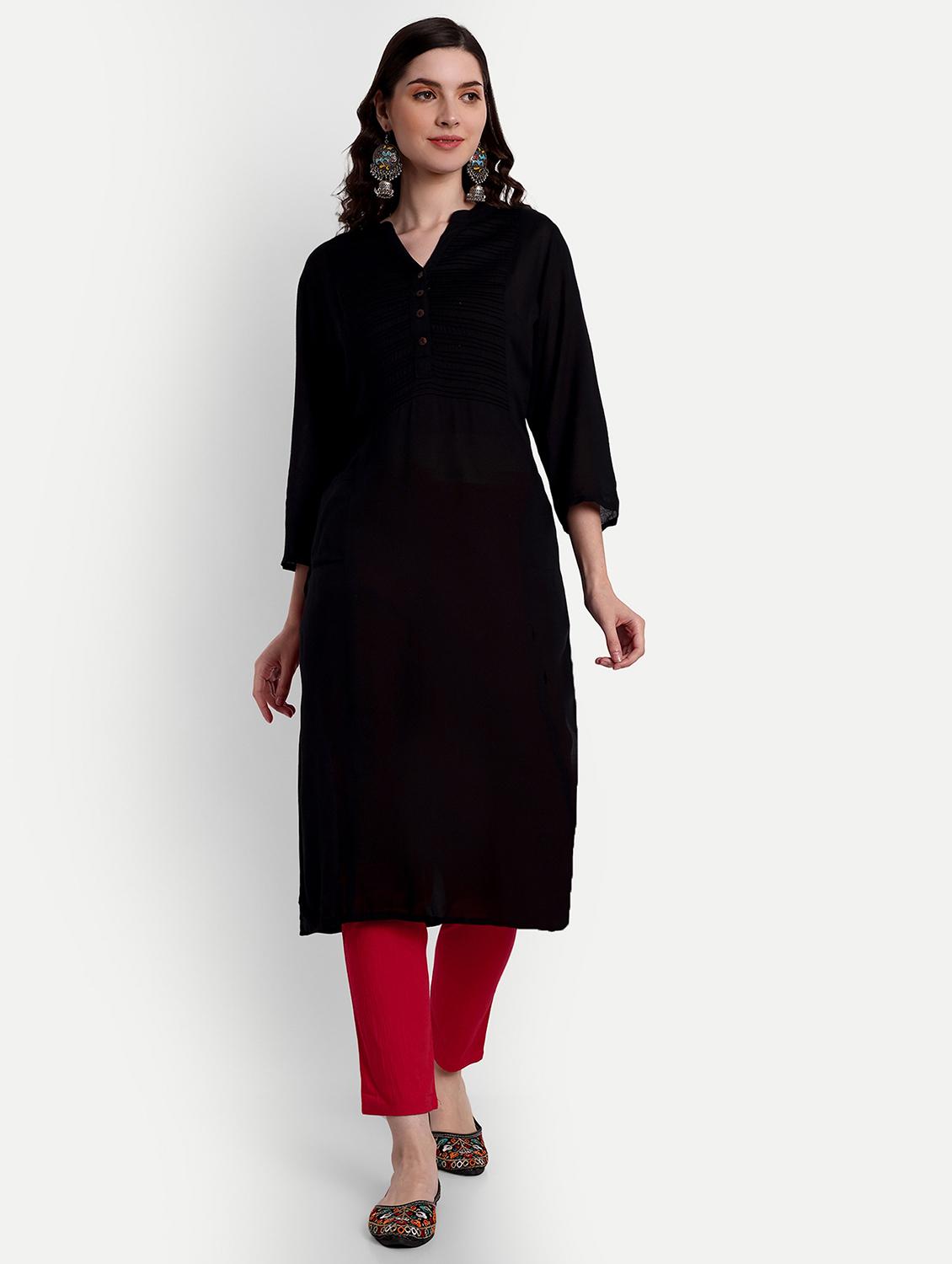 women solid regular fit tapered pant - 21967086 - Standard Image - 3