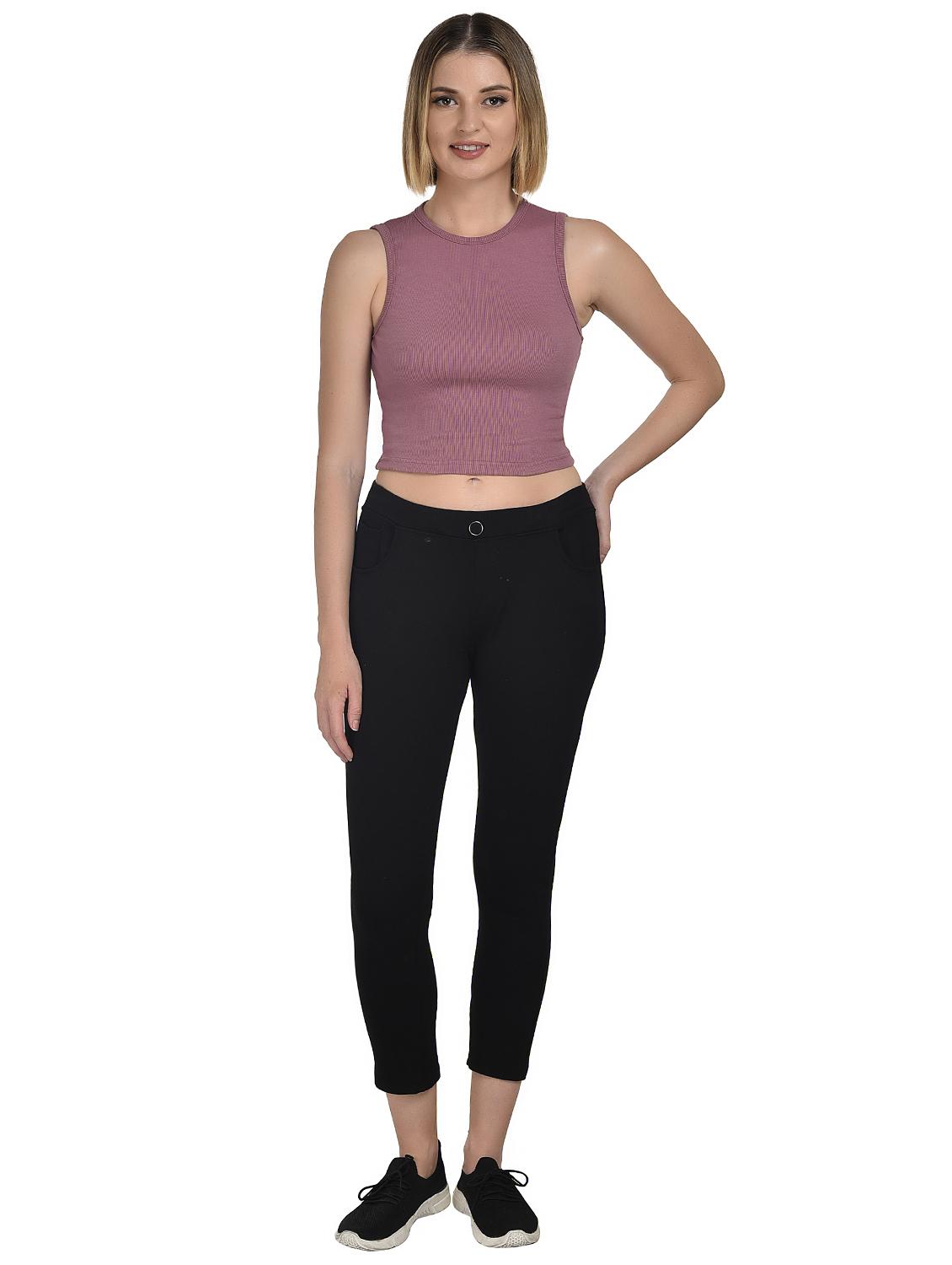women pack of 2 solid sleeveless crop top - 21967125 - Standard Image - 8