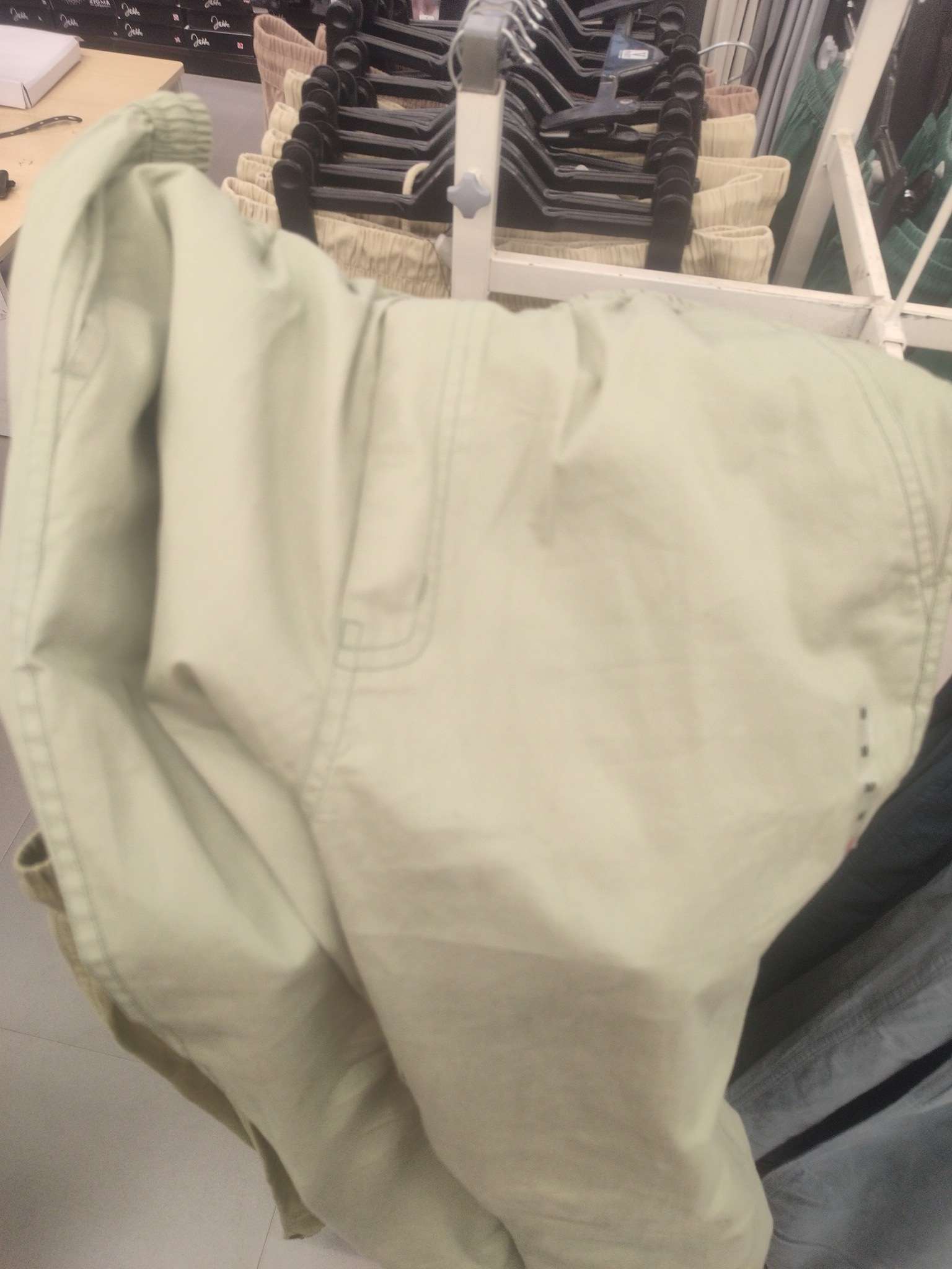 sea green twill joggers - 21967790 - Zoom Image - 0