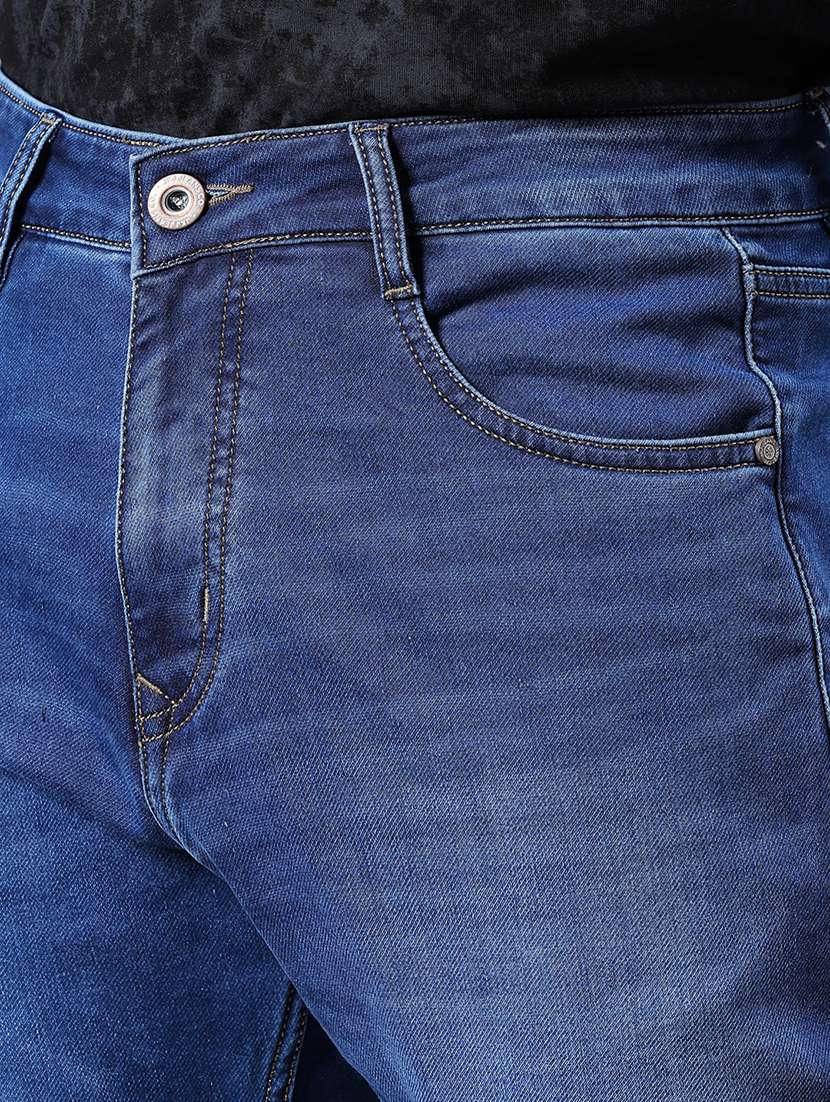 men washed mid rise full length jeans - 21967820 -  Standard Image - 5