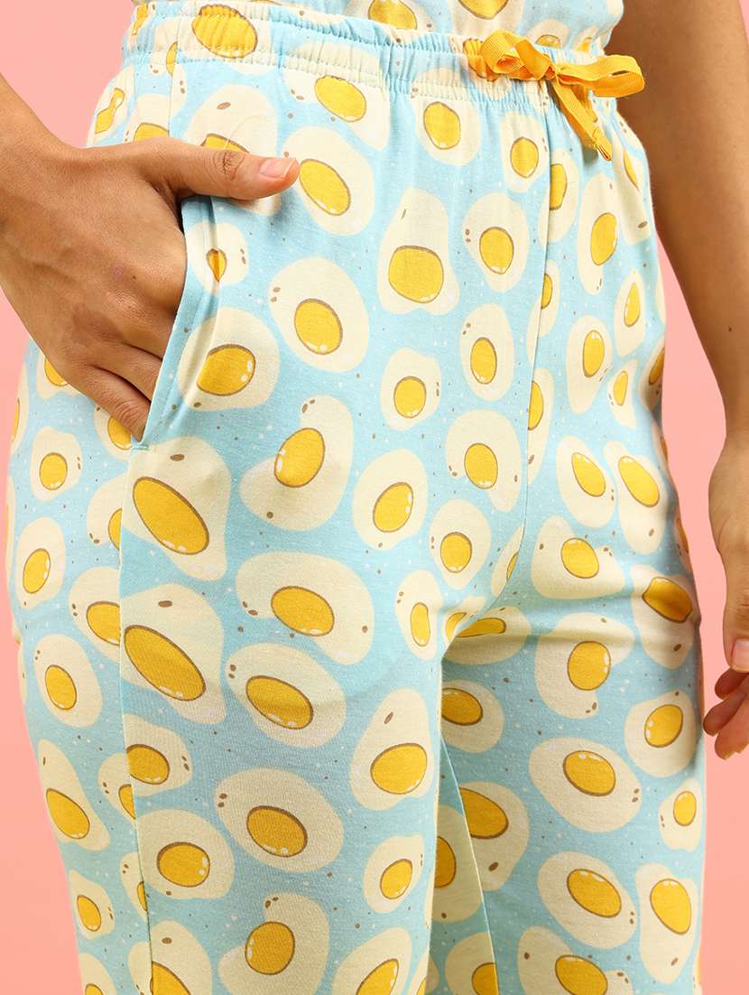 women printed nightwear pyjama set - 21967935 -  Standard Image - 5