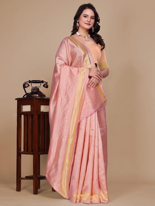 women self design banarasi saree with blouse - 21967985 - Standard Image - 0