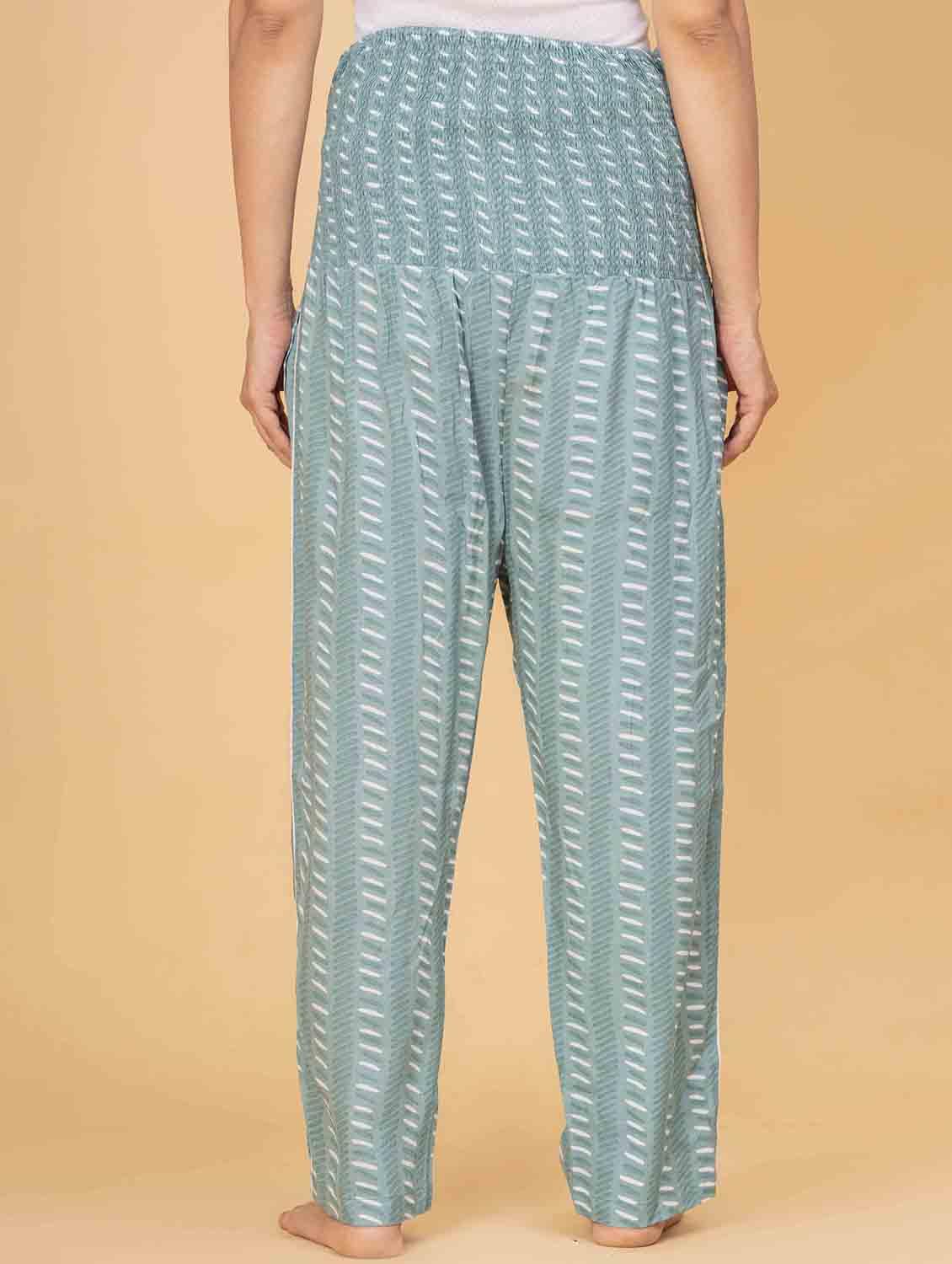 women green printed high rise bottomwear - 21968003 - Standard Image - 3