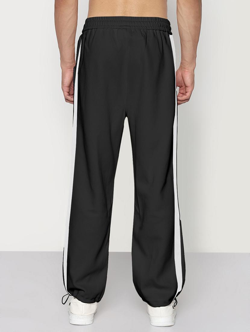 men side taped mid rise full length track pant - 21968056 - Standard Image - 3