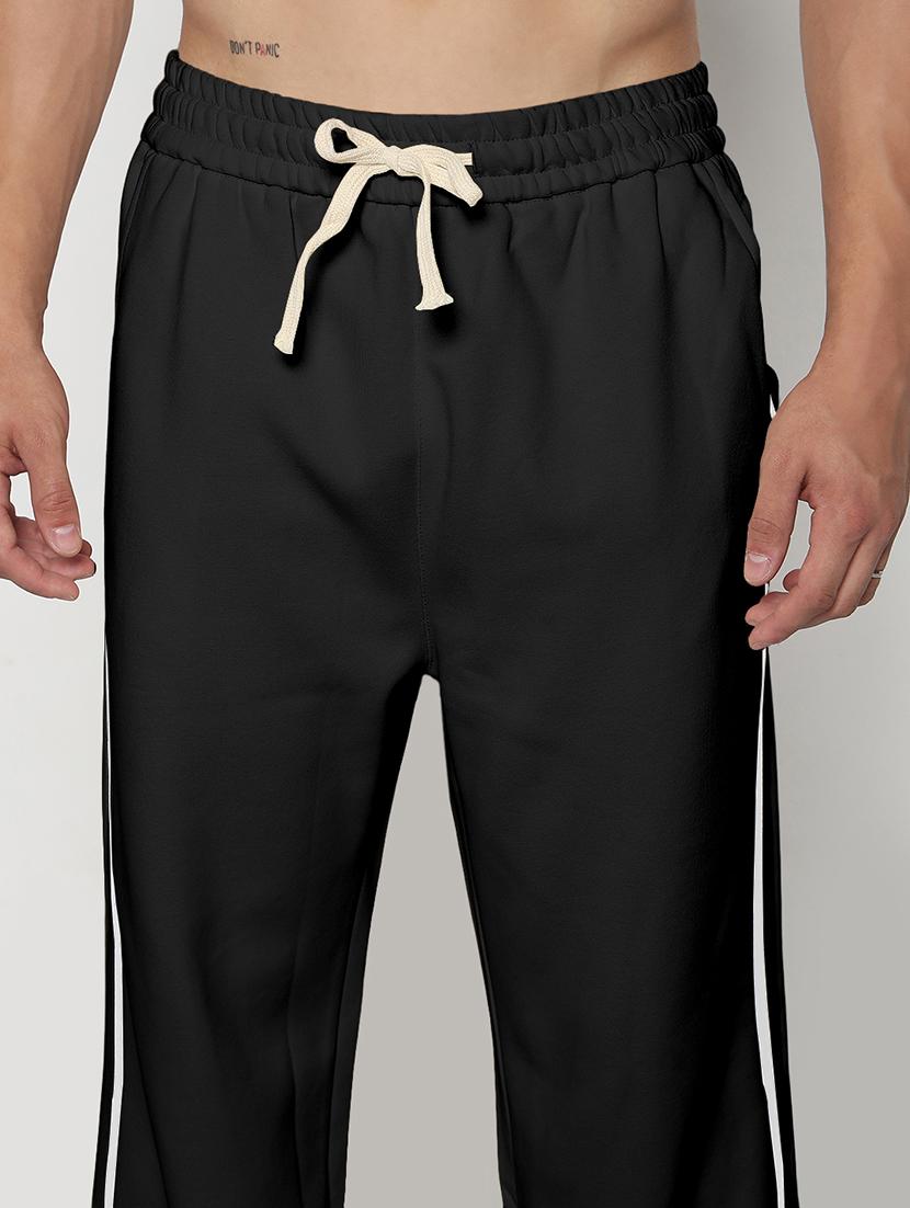 men side taped mid rise full length track pant - 21968056 - Standard Image - 5
