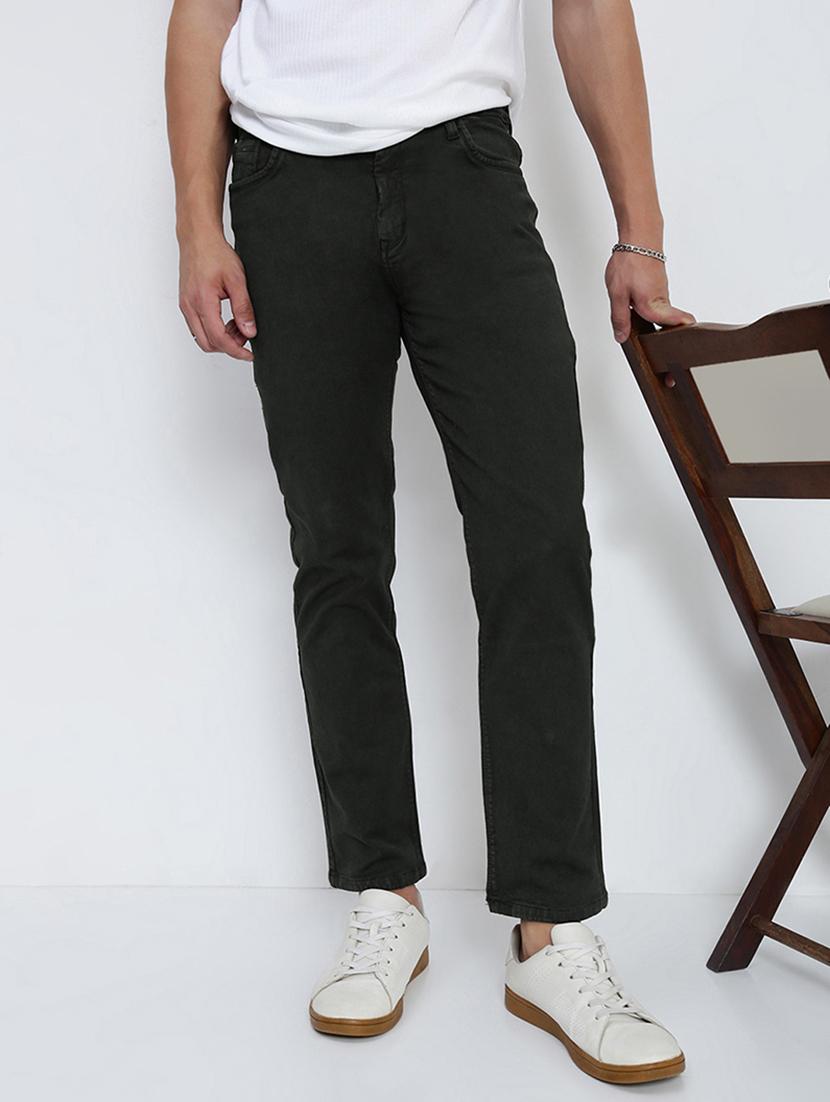 men solid mid rise slim fit jean - 21968058 -  Zoom Image - 0