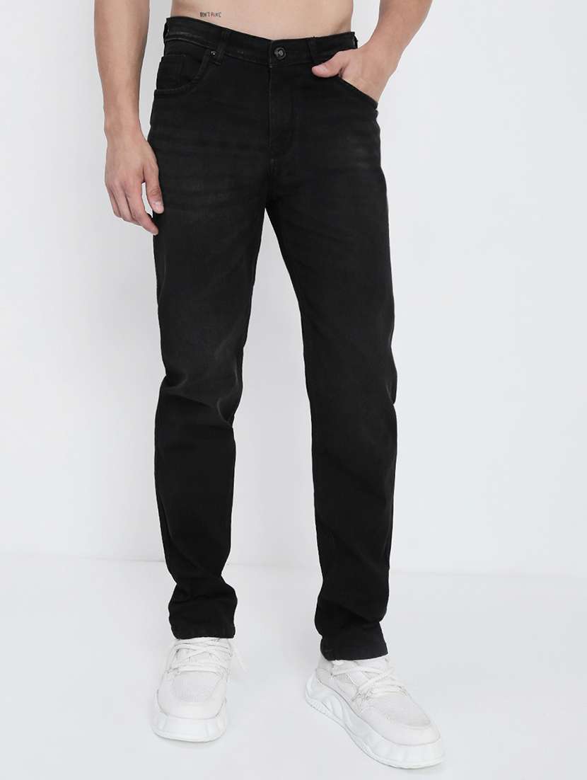 men solid mid rise slim fit jean - 21968064 -  Zoom Image - 0