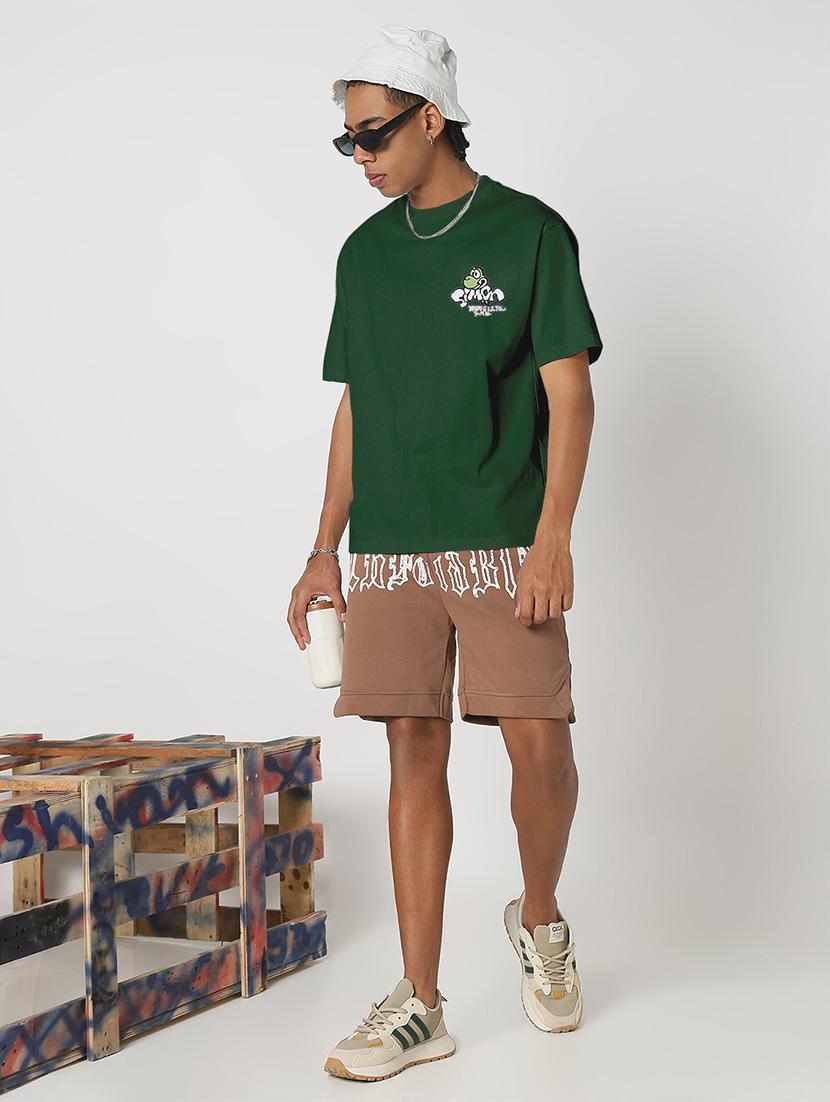 men printed short sleeve loose fit t-shirt - 21968069 - Standard Image - 5