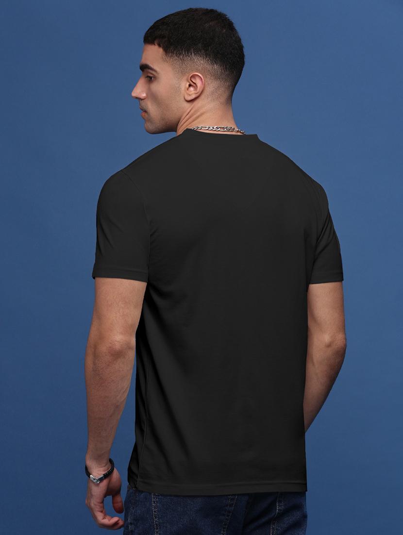 men solid short sleeve regular fit t-shirt - 21968072 - Standard Image - 3