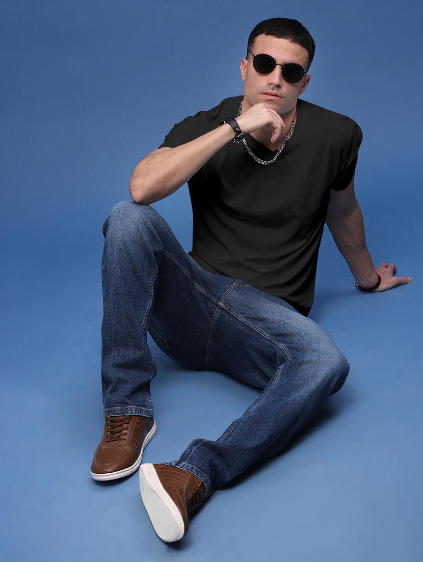 men solid short sleeve regular fit t-shirt - 21968072 - Standard Image - 5