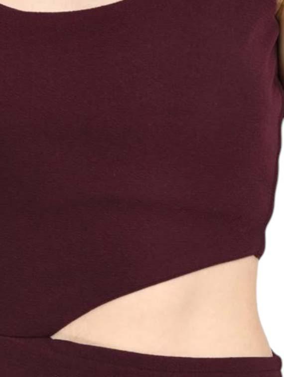 women solid shoulder strap bodycon dress - 21968121 - Standard Image - 3