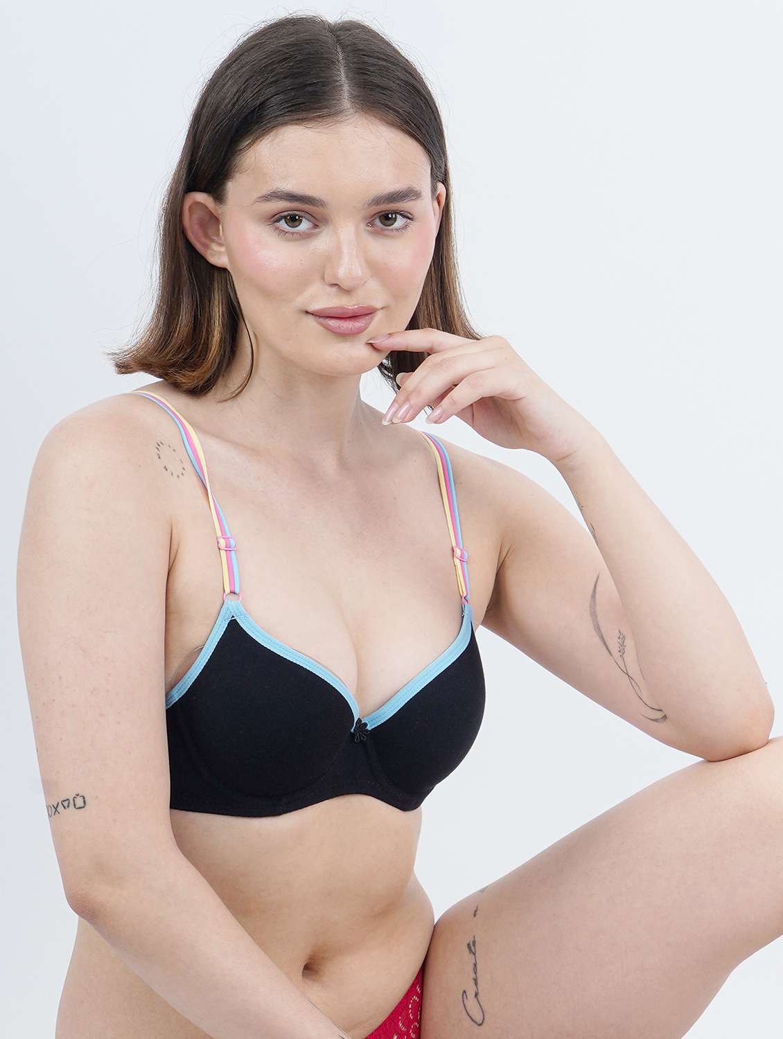 women solid underwired push up bra - 21968215 -  Standard Image - 3