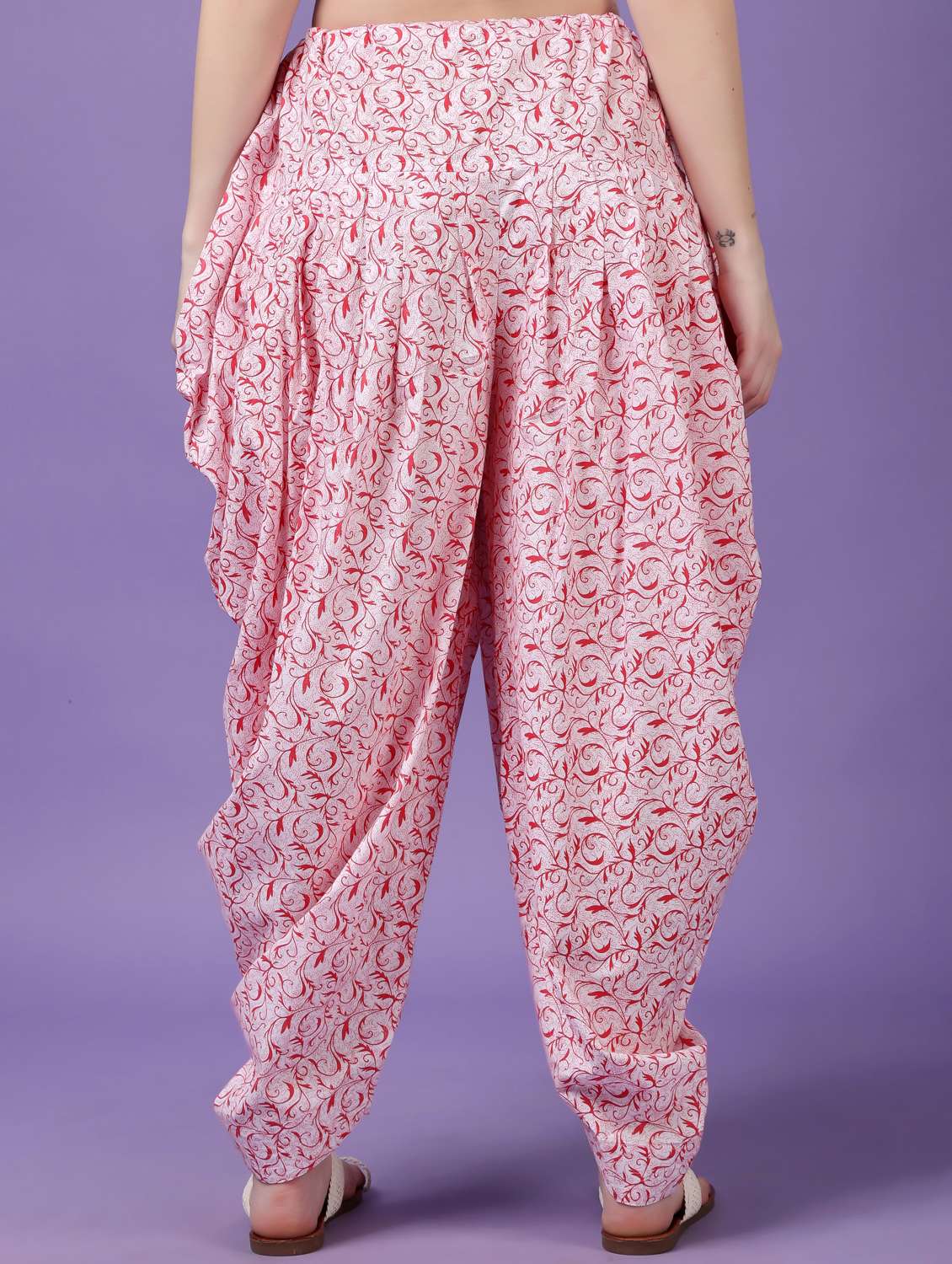 women printed mid rise patiyala salwar - 21968224 - Standard Image - 3