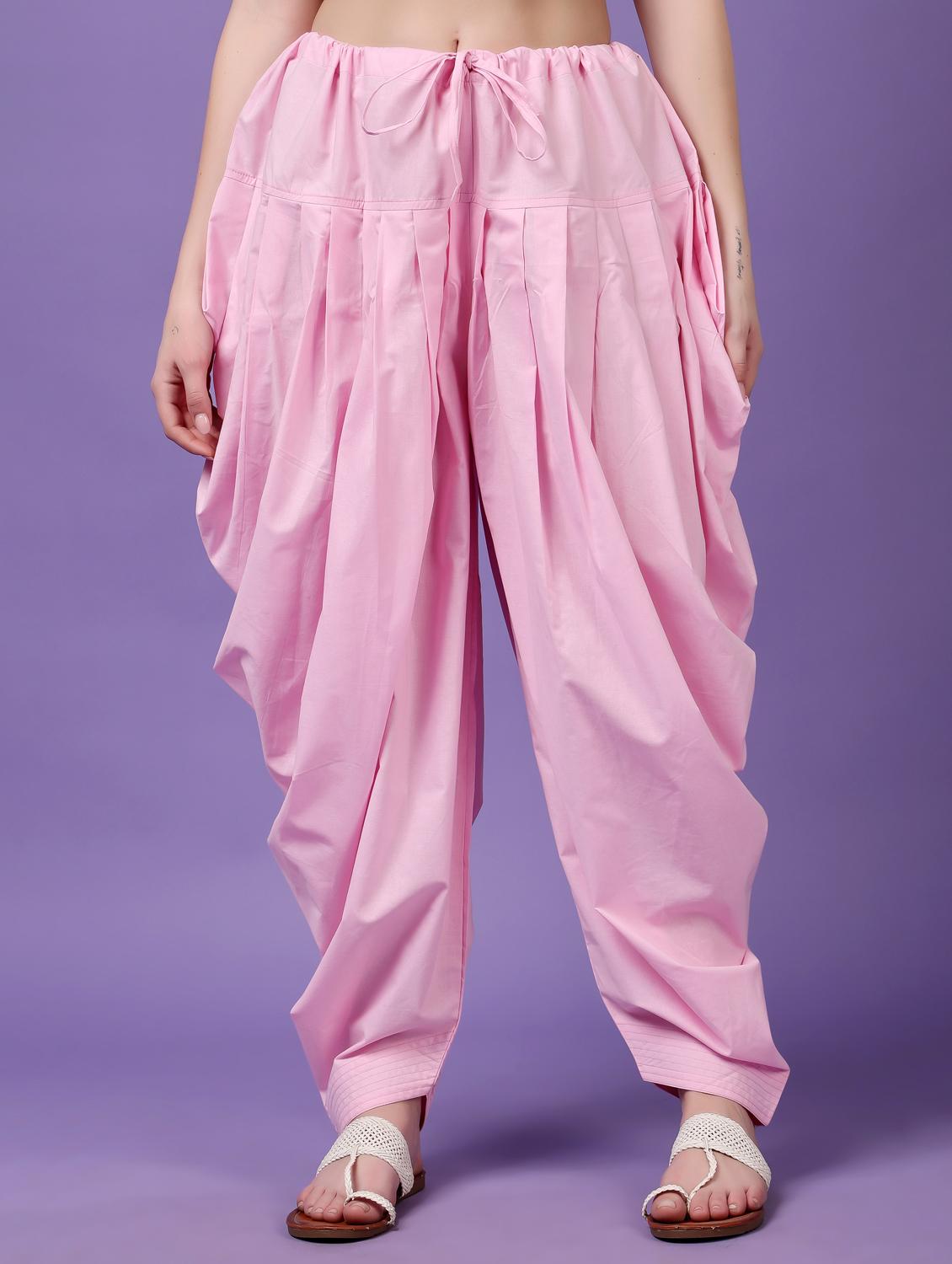 women solid mid rise patiyala salwar