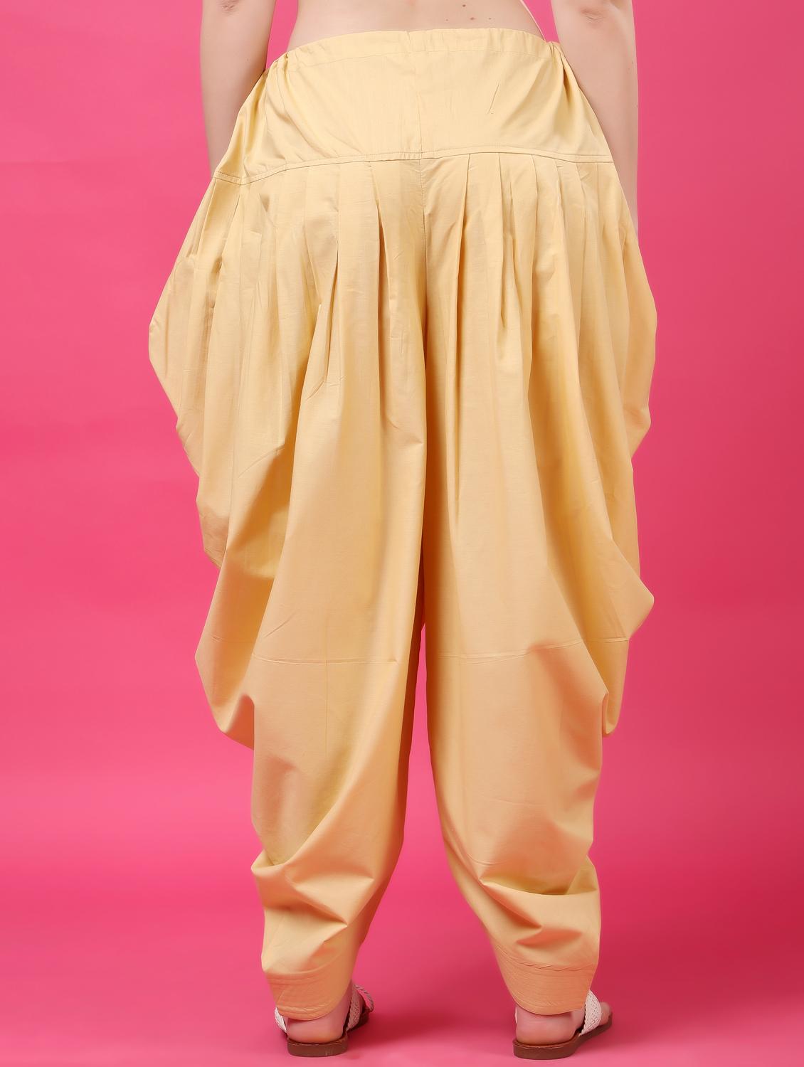 women solid mid rise patiyala salwar - 21968231 - Standard Image - 3