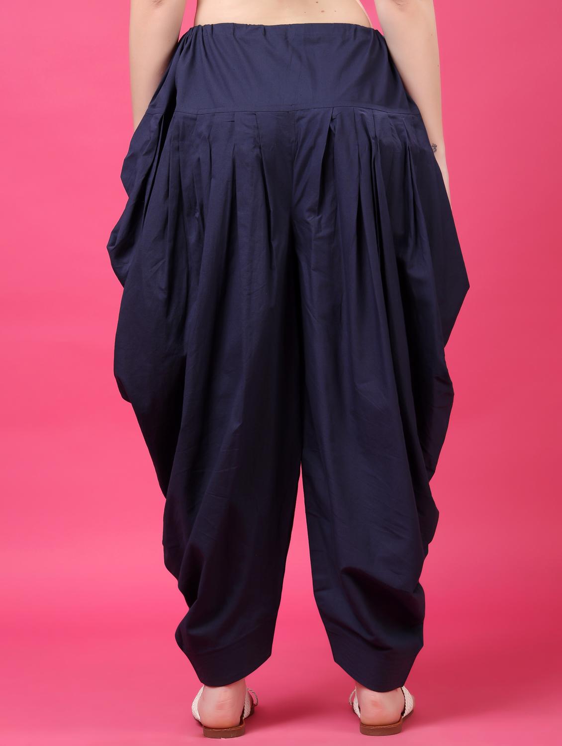 women solid mid rise patiyala salwar - 21968232 - Standard Image - 3