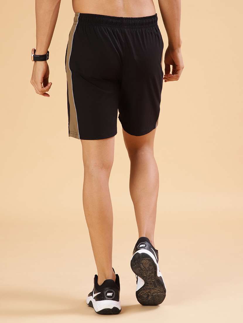 Men Side Taped Mid Rise Sport Shorts - 21968410 -  Standard Image - 3