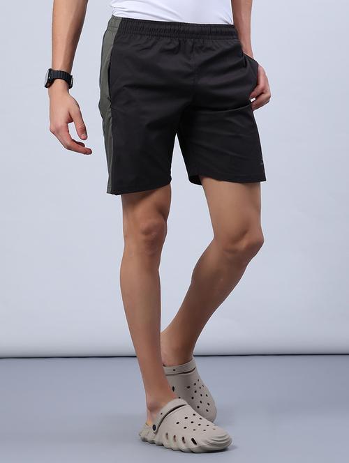 men side taped mid rise sport shorts - 21968411 - Standard Image - 0