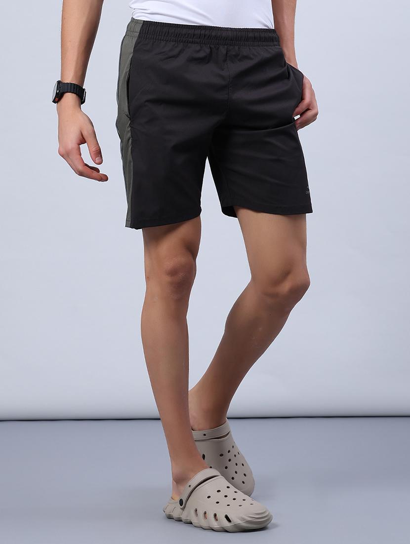 men side taped mid rise sport shorts - 21968411 - Zoom Image - 0