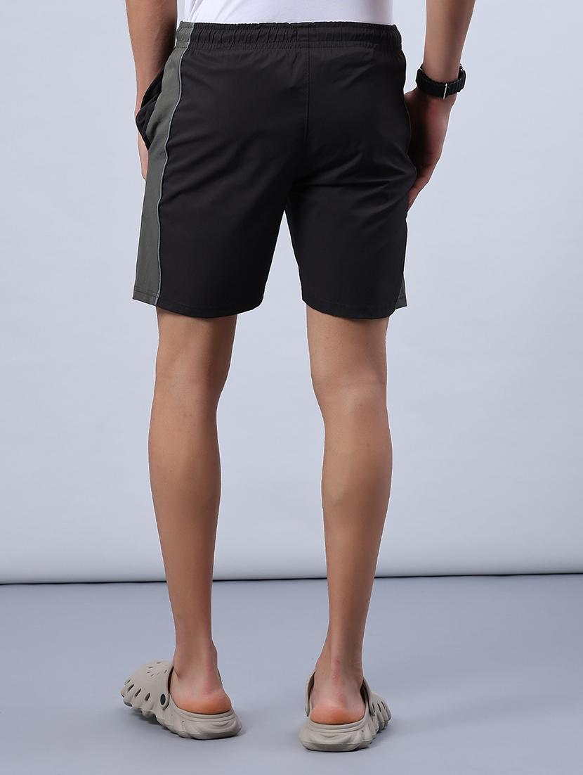 men side taped mid rise sport shorts - 21968411 - Standard Image - 3