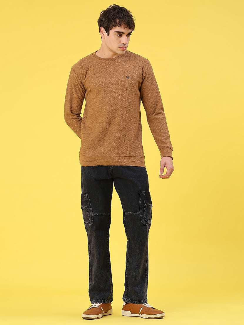 men self designed long sleeve pullover - 21968465 -  Standard Image - 5