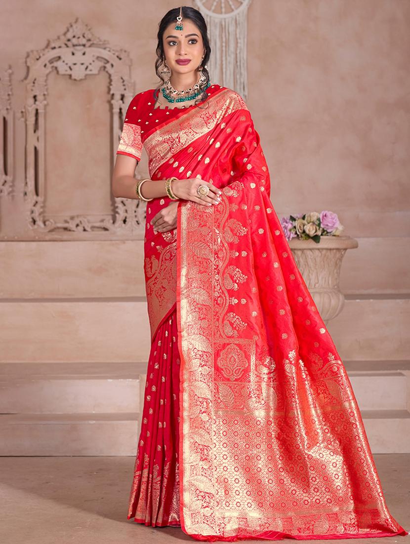 women self design banarasi saree with blouse - 21968517 -  Zoom Image - 0