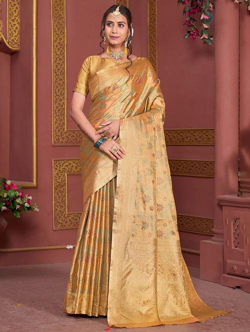 women self design banarasi saree with blouse - 21968570 -  Standard Image - 0