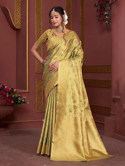women self design banarasi saree with blouse - 21968571 - Standard Image - 0
