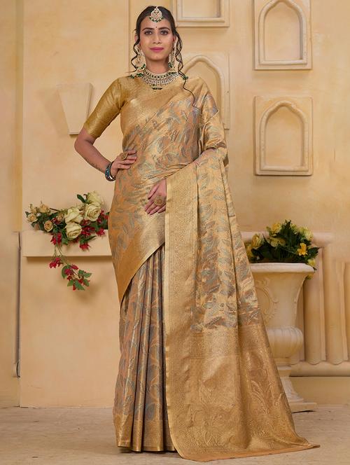 women self design banarasi saree with blouse - 21968584 -  Standard Image - 0