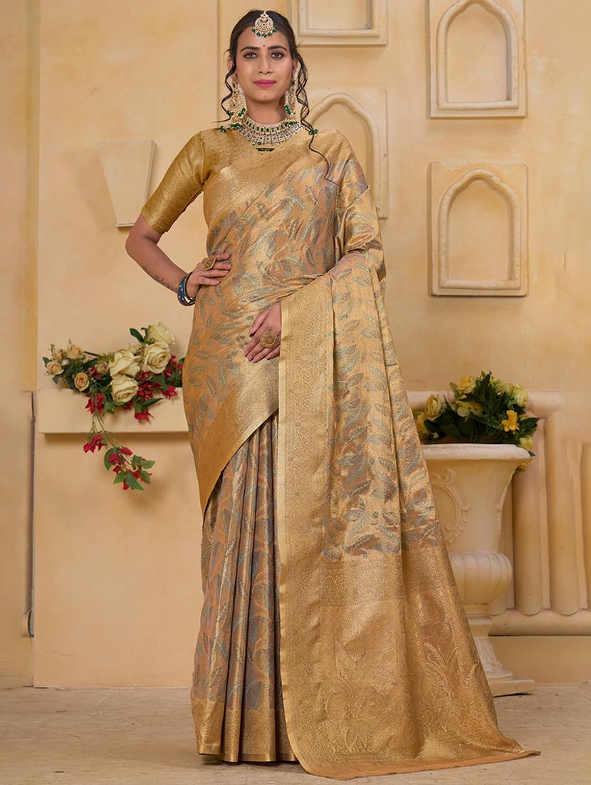 women self design banarasi saree with blouse - 21968584 -  Zoom Image - 0