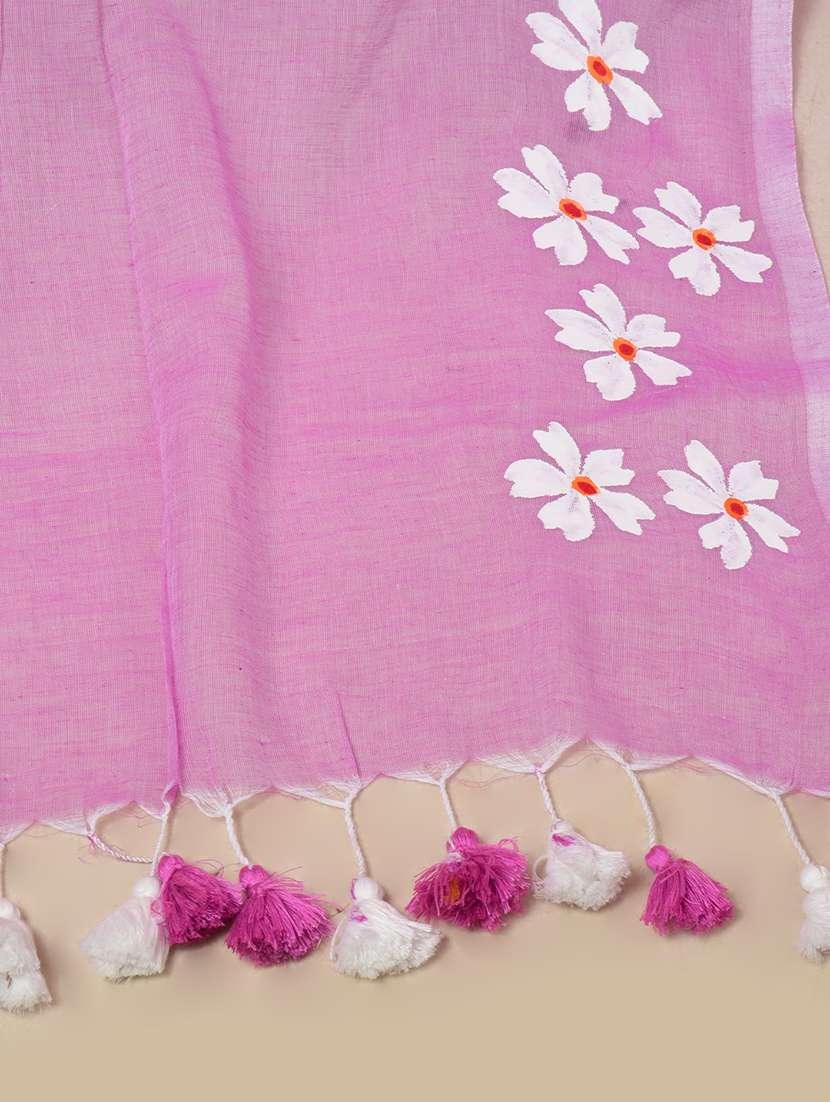 women floral bordered saree with blouse - 21968641 - Standard Image - 5