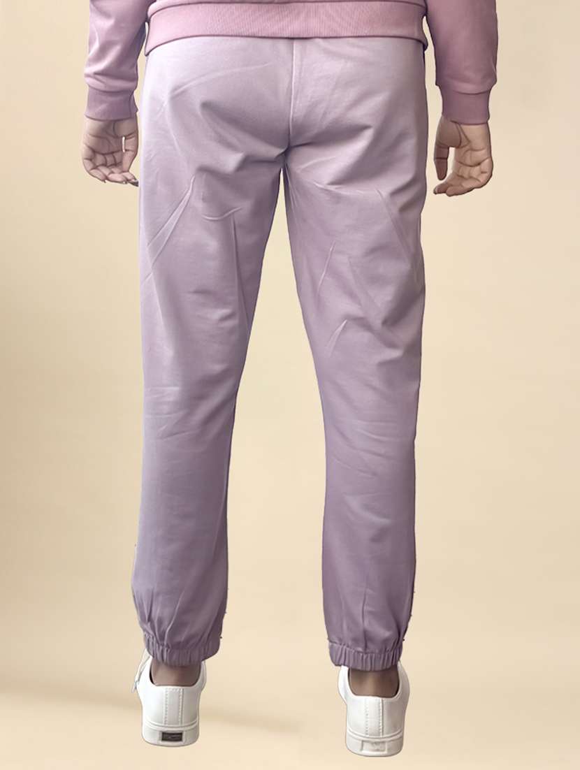 women solid mid rise regular fit jogger - 21968708 -  Standard Image - 3