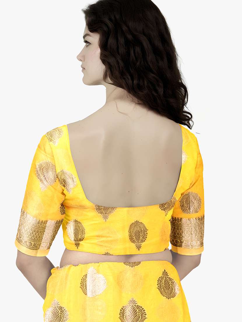 women self design bordered saree with blouse - 21968709 -  Standard Image - 3