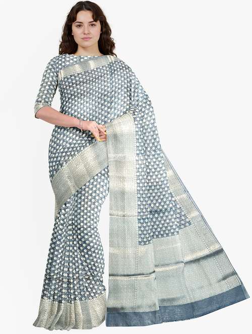 women self design bordered saree with blouse - 21968717 -  Standard Image - 0