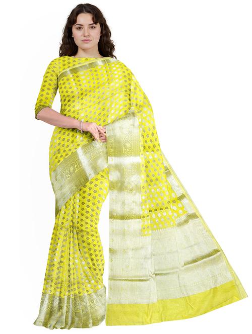 women self design bordered saree with blouse - 21968718 - Standard Image - 0