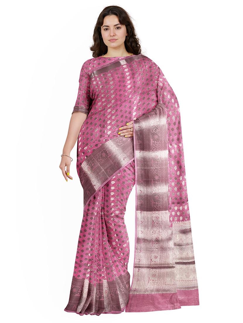 women self design bordered saree with blouse - 21968723 -  Zoom Image - 0