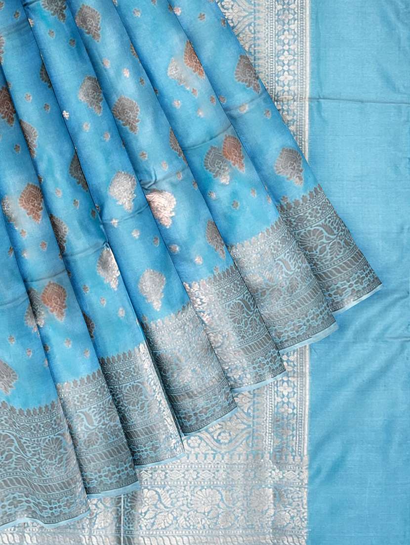 women self design banarasi saree with blouse - 21968736 -  Standard Image - 3