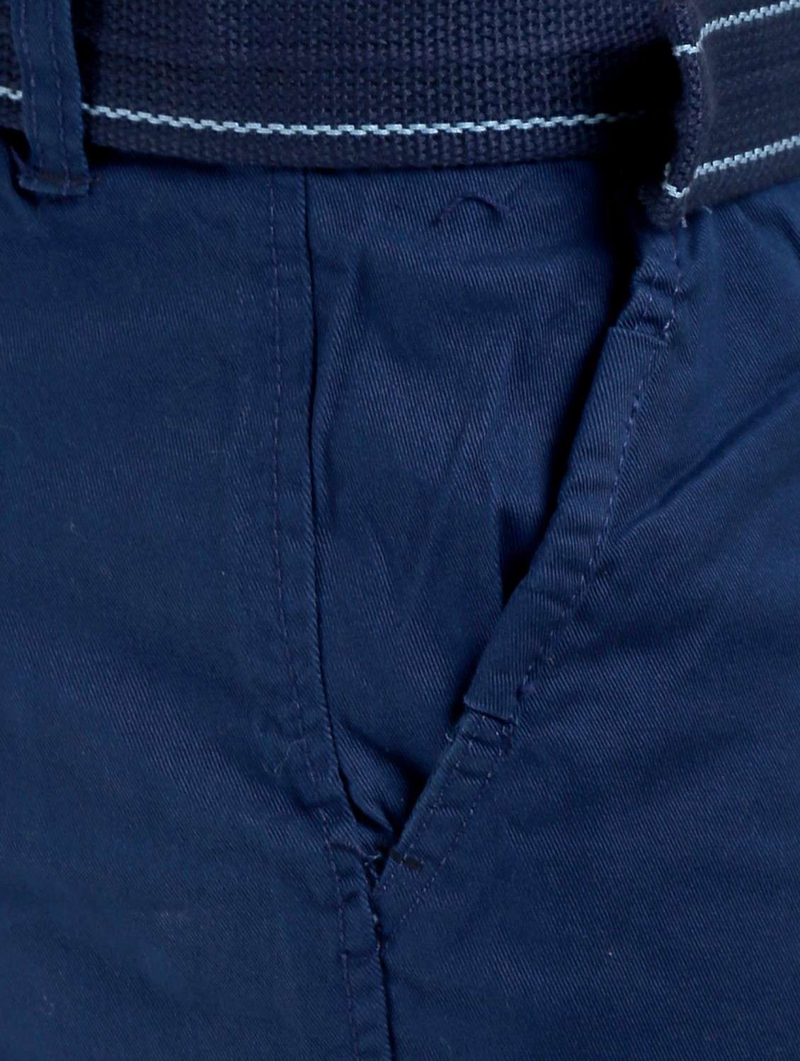 men solid mid rise regular fit shorts - 21969083 -  Standard Image - 3