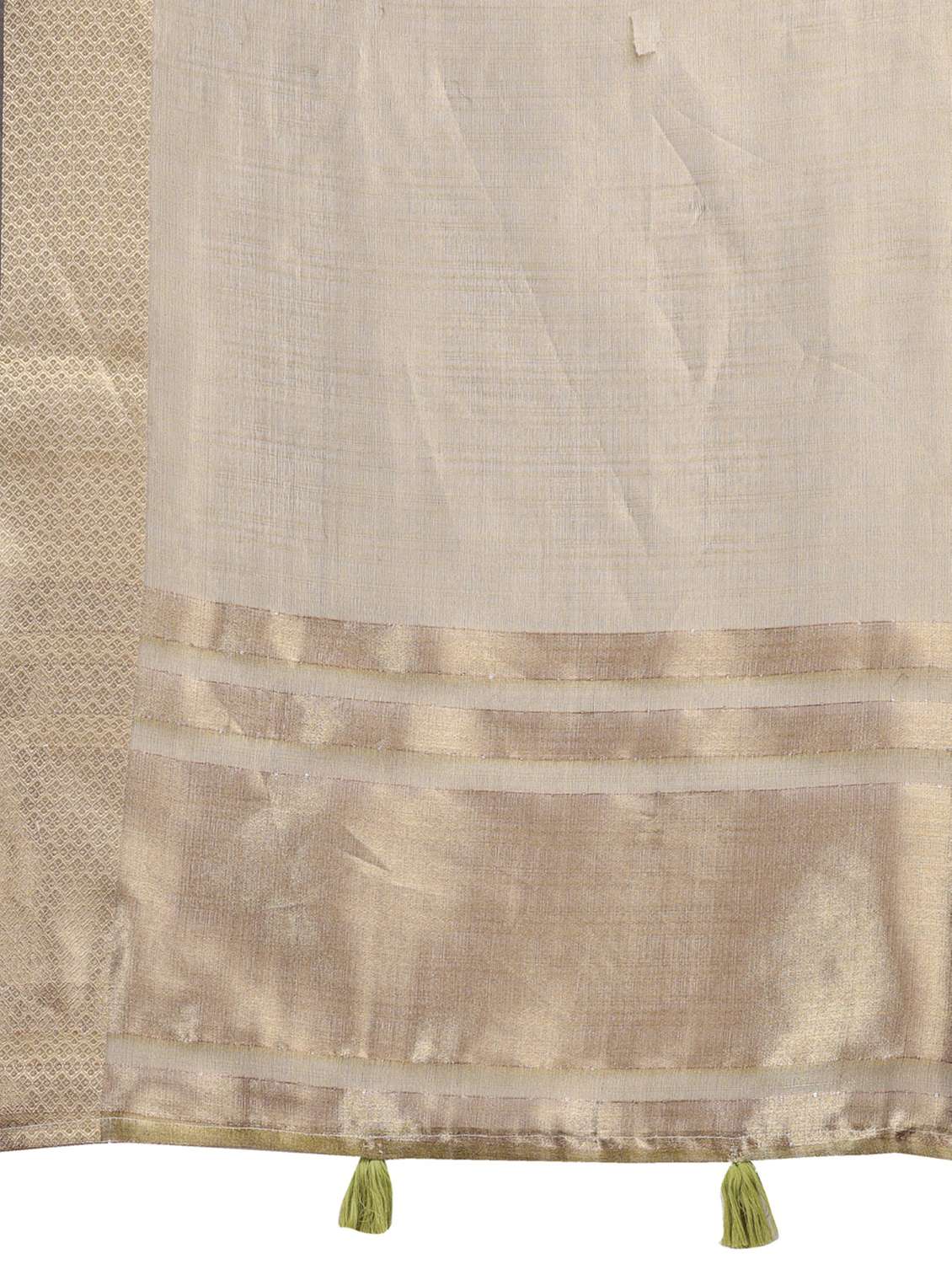 women solid with bordered saree with blouse - 21969152 - Standard Image - 5