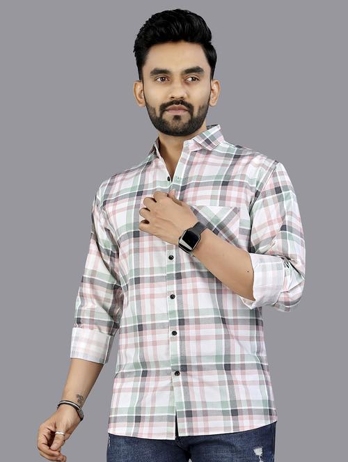 multi colored cotton casual shirt - 21969172 - Standard Image - 0
