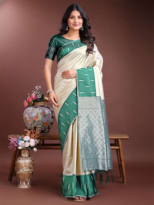 women self design southern silk saree with blouse - 21969185 -  Standard Image - 0