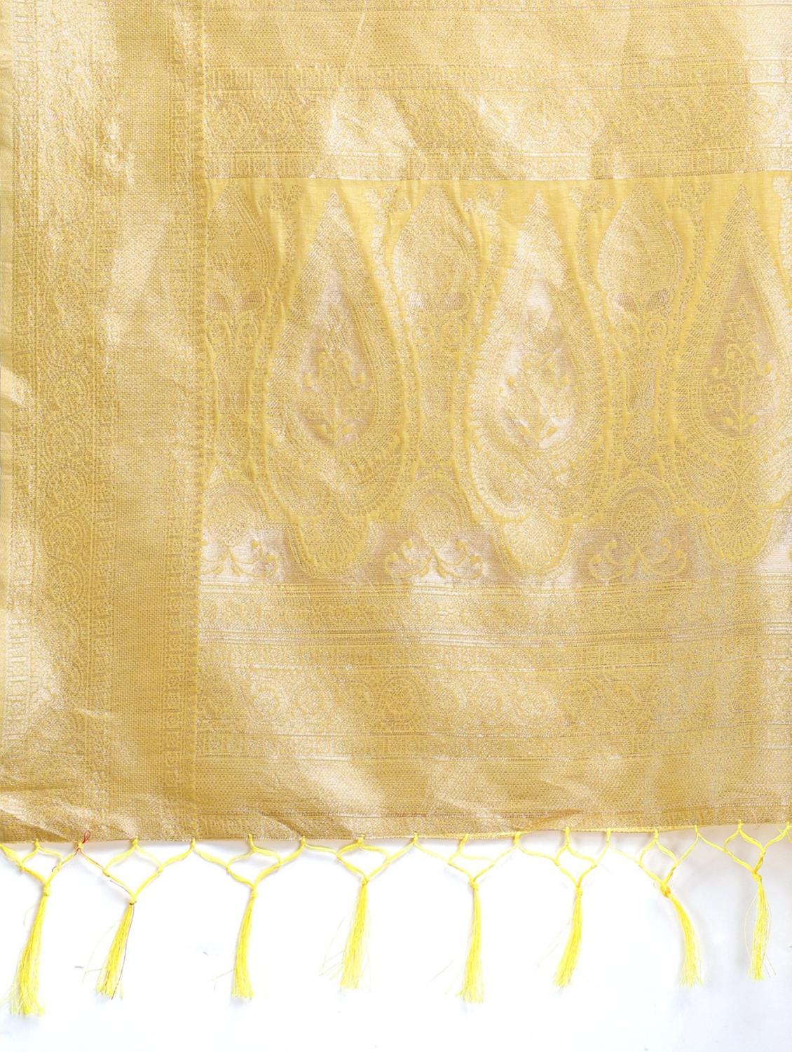 women self design banarasi saree with blouse - 21969190 - Standard Image - 5