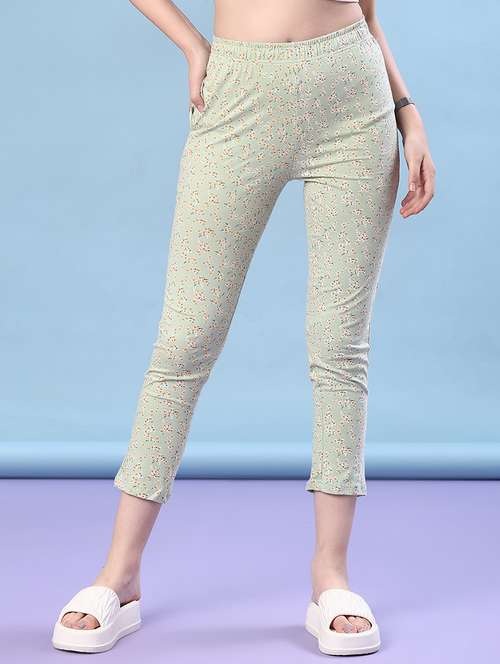 girls solid mid rise capri - 21969415 -  Standard Image - 0