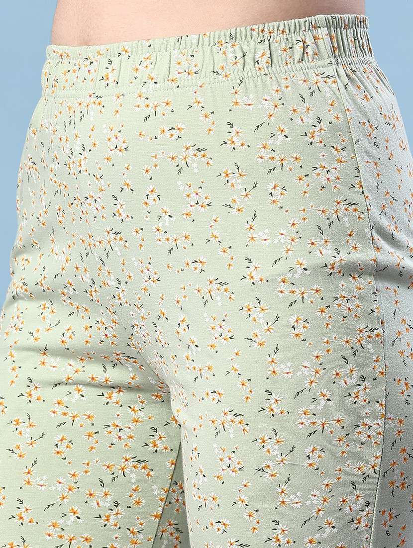 girls solid mid rise capri - 21969415 -  Standard Image - 5