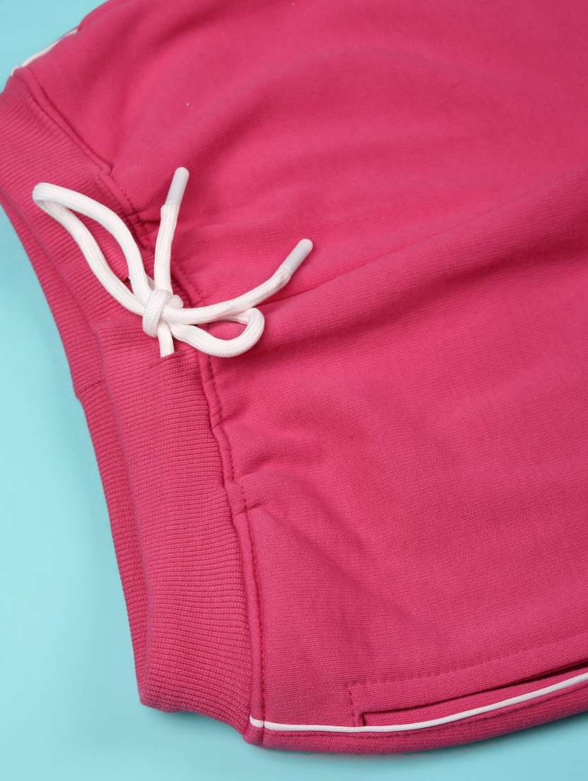 girls solid mid rise jogger - 21969442 -  Standard Image - 3