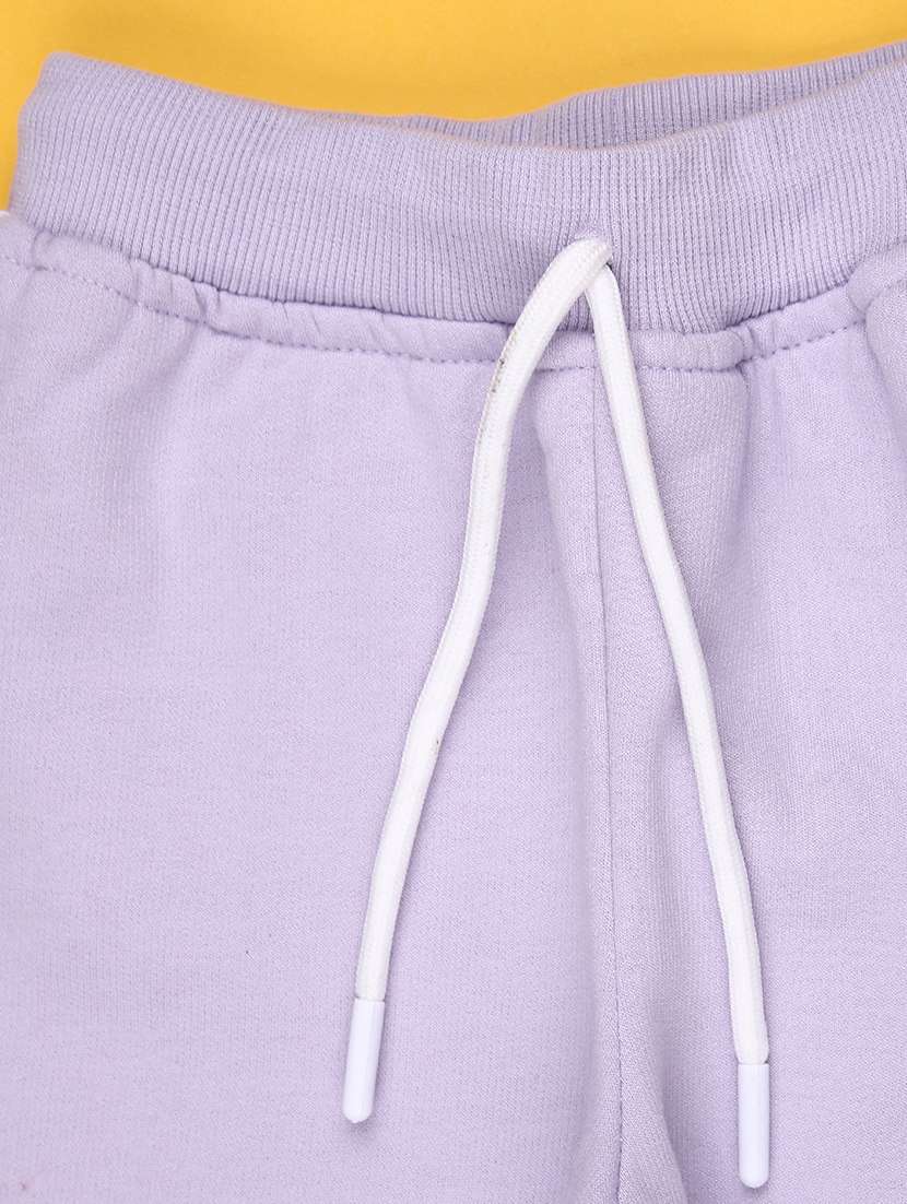 girls solid mid rise jogger - 21969516 -  Standard Image - 3