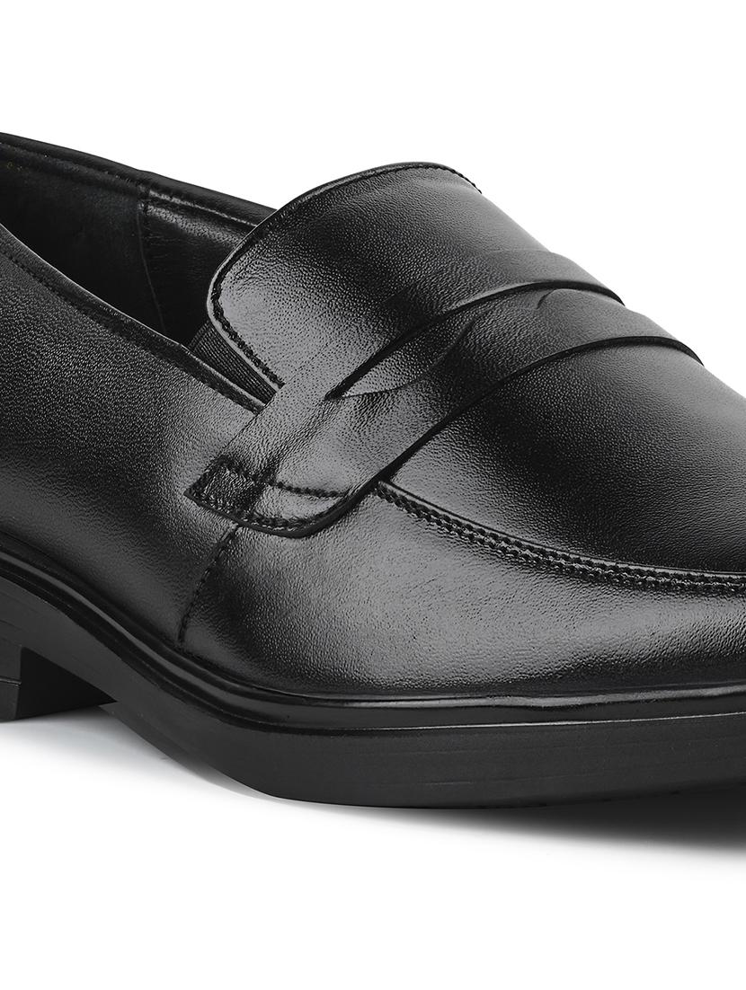 men's black formal slip on loafer - 21969801 - Standard Image - 5